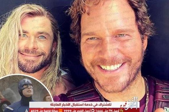 كريس برات يفاجيء متابعيه بصورة من كواليس THOR 4