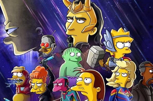 فيلم The Simpsons قصير بطابع مارفل قادم إلى Disney+