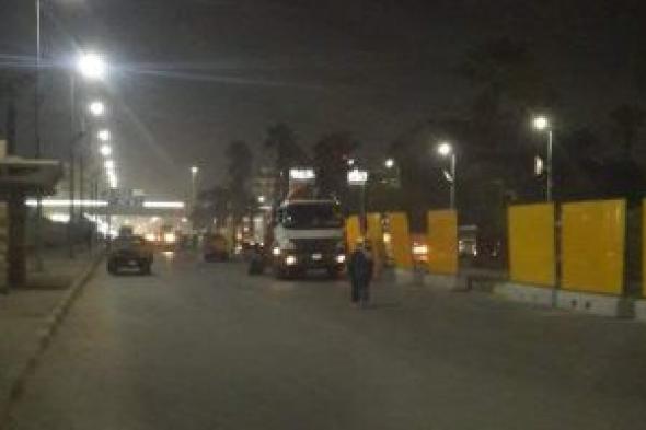 المرور: غلق كلى لشارع الهرم فى تقاطعه مع المحولات بسبب إنشاء محطة مترو المطبعة