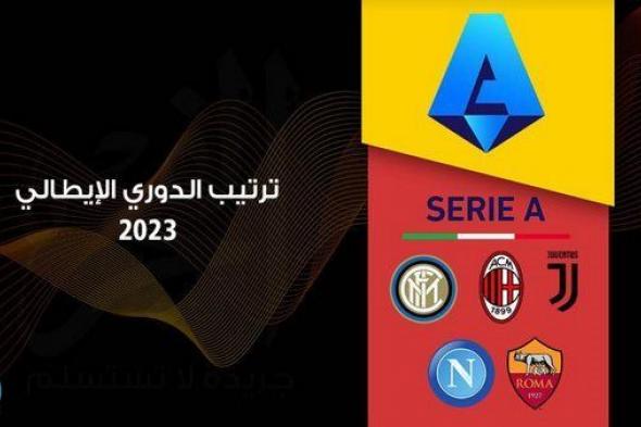 ترتيب الدوري الإيطالي 2023 بعد فوز نابولي على ساسولو