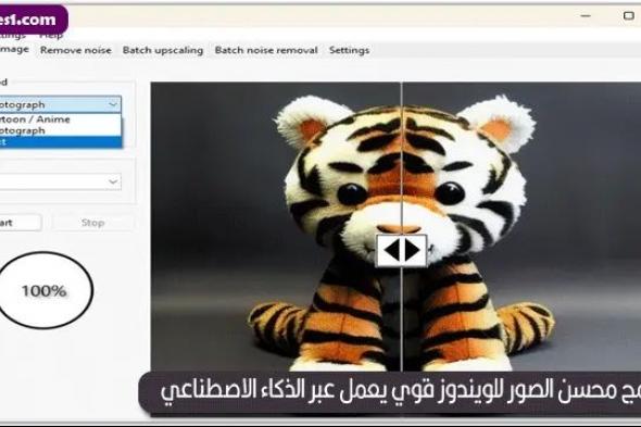 برنامج محسن الصور للويندوز قوي يعمل عبر الذكاء الاصطناعي