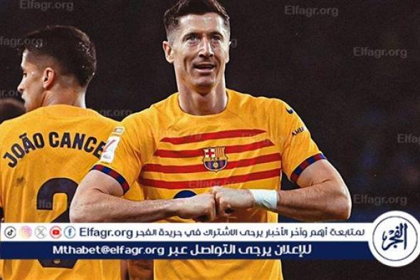 هدفه الأول.. ليفاندوفسكي يحدد أهدافه مع برشلونة