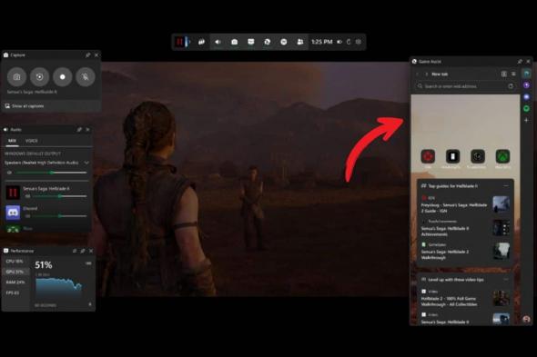 مايكروسوفت تطلق ميزة “متصفح الألعاب” لويندوز 11